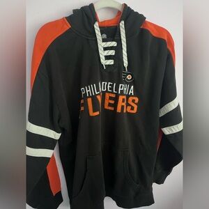 Philadelphia Flyers Black and Orange Hoodie
